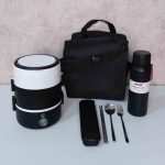 پک ظرف غذای برقی 2 لیتری استوانه ای ( با ارسال رایگان )
